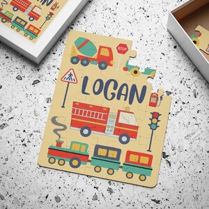 Custom Kid's Puzzle, Personalized Puzzle Gift, Custom Jigsaw Name Puzzle, Customized Christmas Gift, Customized Birthday Gift