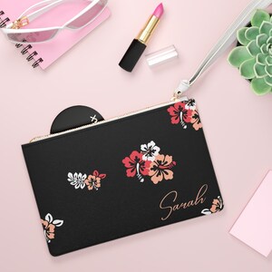 Personalized clutch bag with name | Custom Christmas gift | Custom gift for bride | Maid of Honor present | Personalized gift for her