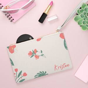 Personalized clutch bag with name | Custom Christmas gift | Custom gift for bride | Maid of Honor present | Personalized gift for her