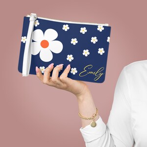 Personalized clutch bag with name | Custom Christmas gift | Custom gift for bride | Maid of Honor present | Personalized gift for her