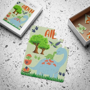 Custom Kid&#39;s 30-piece Puzzle, Personalized Puzzle Gift, Custom Jigsaw Name Puzzle, Personalized Birthday Gift, Customized Birthday Gift