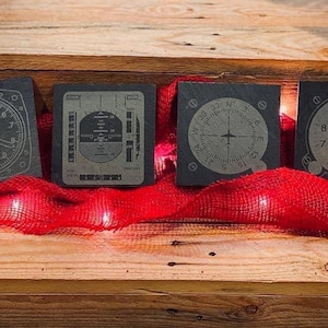 Airspeed Indicator 4&quot; Coaster SVG (1 Only)