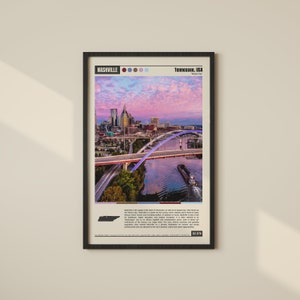 Nashville Poster | Nashville Print | Nashville Wall Art | Nashville Decor | Nashville Photo | Nashville Travel | Nashville Map | Tennessee