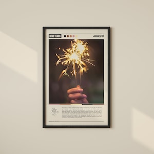 New Years Poster | New Years Print | New Years Wall Art | New Years Decor | New Years Photo | New Years Printable | New Years Wall Decor
