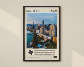 Austin Poster | Austin Print | Austin Wall Art | Austin Decor | Austin Photo | Austin Travel | Austin Map | Austin Skyline | Austin Art