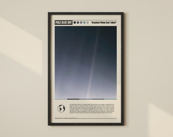 Pale Blue Dot Poster | Pale Blue Dot Print | Pale Blue Dot Wall Art | Pale Blue Dot Decor | Pale Blue Dot Photo | Pale Blue Dot Art | NASA