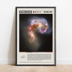 Antennae Galaxies Poster | Antennae Galaxies Print | Antennae Galaxies Wall Art | Antennae Galaxies Decor | Antennae Galaxies Photo | Antennae Galaxies Art | Antennae Galaxies Photography | Antennae Galaxies | NASA Poster | Hubble Space Photograph
