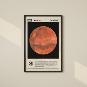 Poster Mars | Mars Druck | Mars Wandkunst | Mars Dekor | Mars Foto | Mars Kunst | Mars Fotografie | Mars Printable | Mars Planet Poster