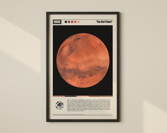 Mars Poster | Mars Print | Mars Wall Art | Mars Decor | Mars Photo | Mars Art  | Mars Photography | Mars Printable | Mars Planet Poster