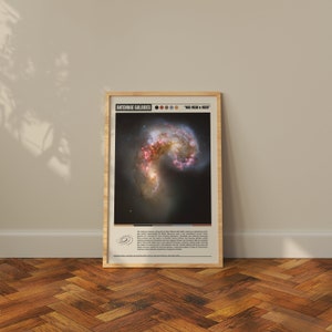 Antennae Galaxies Poster | Antennae Galaxies Print | Antennae Galaxies Wall Art | Antennae Galaxies Decor | Antennae Galaxies Photo | Antennae Galaxies Art | Antennae Galaxies Photography | Antennae Galaxies | NASA Poster | Hubble Space Photograph