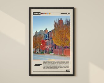 Franklin Poster | Franklin Druck | Franklin Wandkunst | Franklin Dekor | Franklin Foto | Franklin Reisen | Franklin Karte | Franklin Tennessee