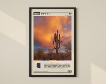 Arizona Poster | Arizona Print | Arizona Wall Art | Arizona Decor | Arizona Photo | Arizona Travel | Arizona Map | Arizona State | Arizona
