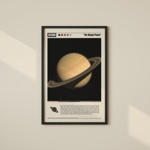 Saturn Print, Saturn Poster, Saturn Digital Download, Saturn Wall Art, Saturn Planet Poster, Saturn Photo, Saturn Poster Print, Outer Space