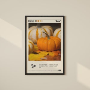 Poster Herbst | Herbst Druck | Herbst Wand Kunst | Herbst Dekor | Poster Herbst | Herbst Printable | Kalender Herbst | Herbst Kalender Druck | Herbst