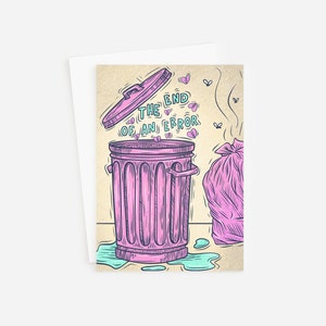 Funny Divorce Card, End of an Error, Breakup Gift