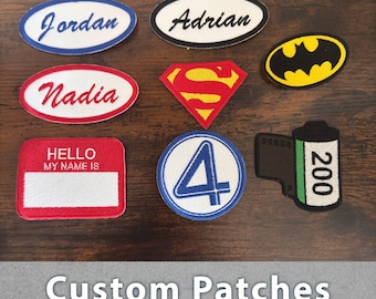 Écussons brodés personnalisés