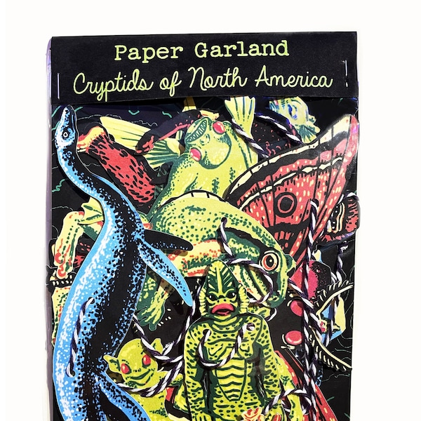 Cryptids of North America Paper Garland