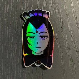 Teen Titans Raven Holographic Sticker