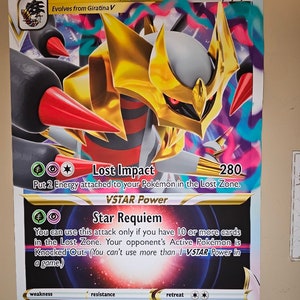 Carte Pokémon géante personnalisée JCC !