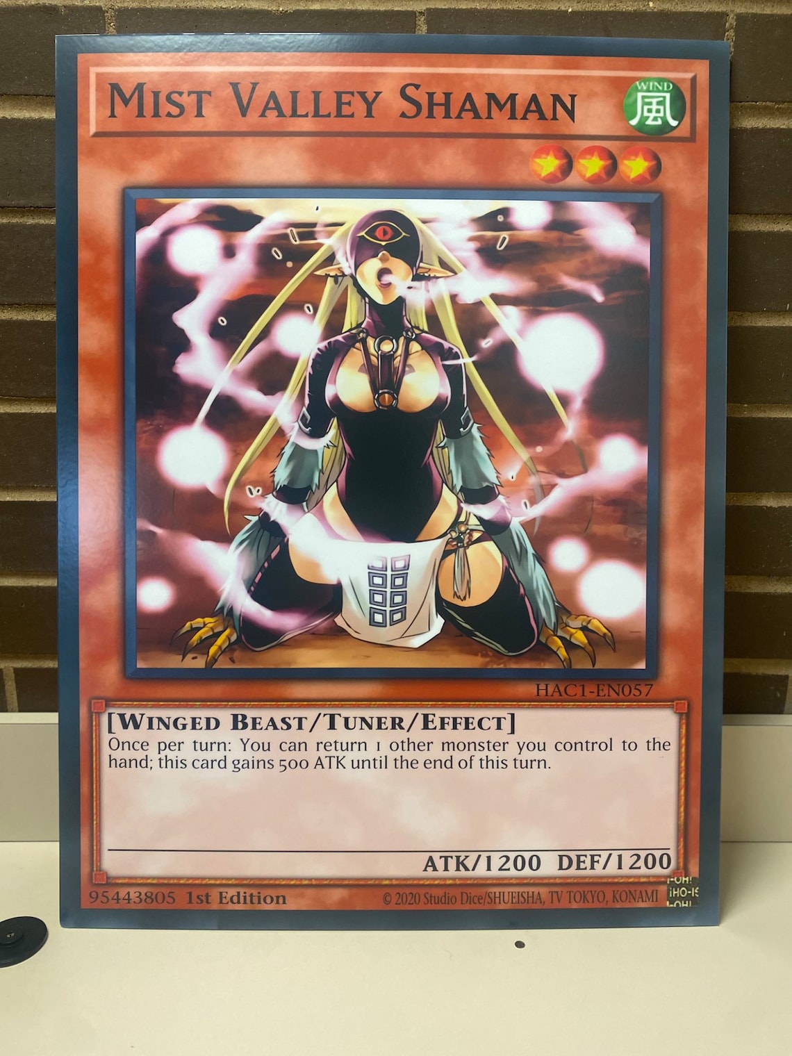 Custom GIANT Yugioh Card Foamboard Etsy