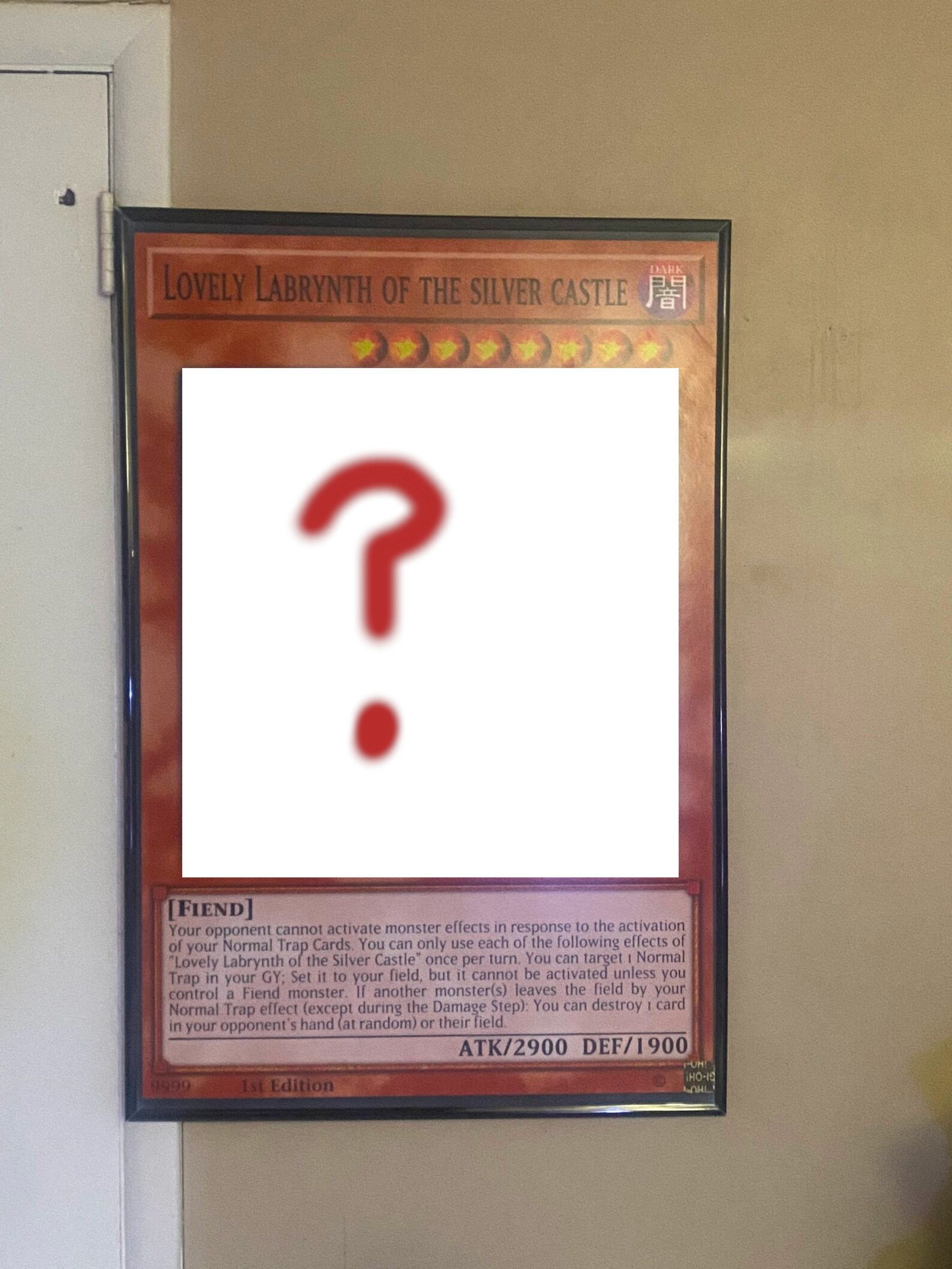 Custom GIANT Yugioh Card Etsy