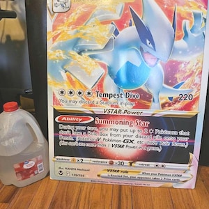 Carte Pokémon géante personnalisée JCC ! - Carton mousse