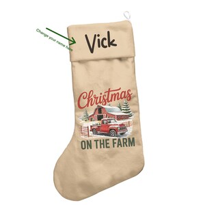 Personalized Christmas stocking, winter Christmas stocking, funny Christmas stocking, luxury stocking, family personalized stocking
