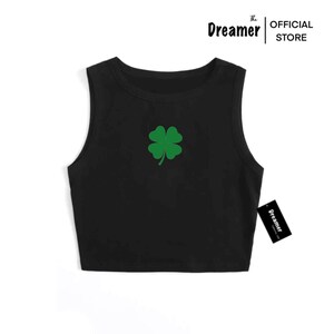 St Patrick day crop top, women crop tank top, green crop top, shamrock crop top, lucky crop top, shamrock top, green crop tee, green tops image 3
