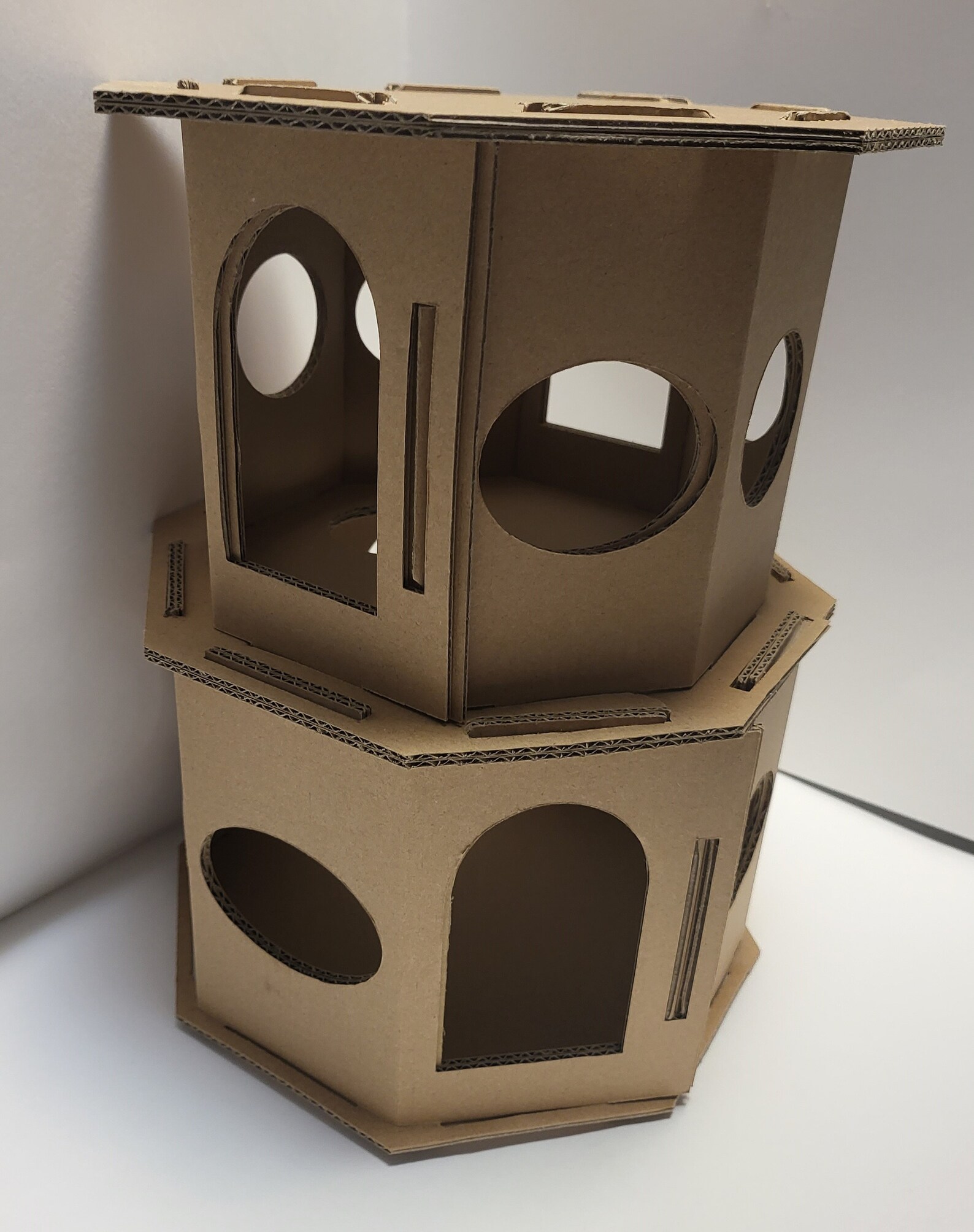Gerbil Hamster Mouse Hexagon Hub Tower! DIY Circut Silhouette Cut File ...
