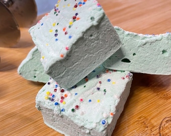 Birthday Cake Gourmet Marshmallows: Handcrafted Hot Chocolate Toppers