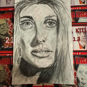 Sharon Tate, 5 x 7” sketch