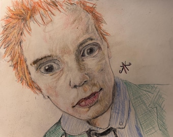 John Lydon 11” x 14 paper”