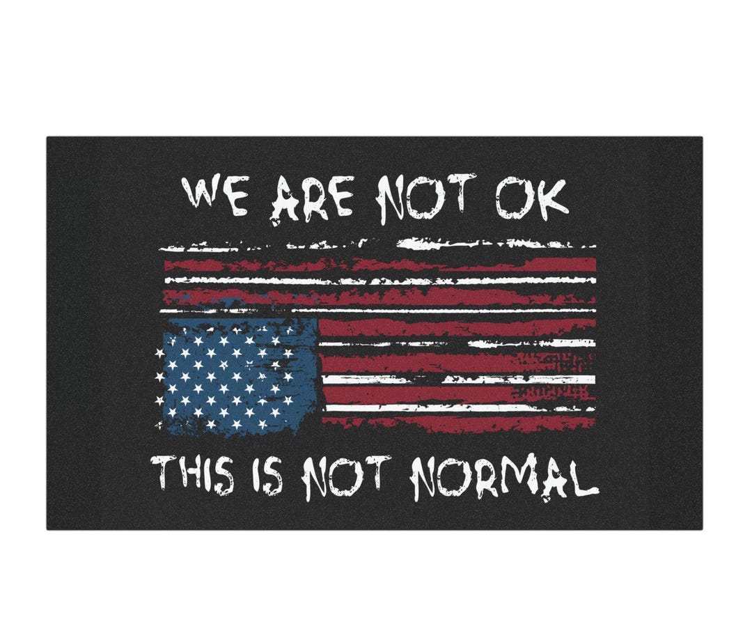 We Are Not OK Car Magnet, Pro Democracy Magnet, Anti Trump Car Sticker ...