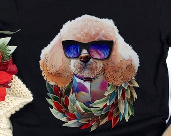 Poodle Christmas T-Shirt, Poodle Mom Gift, Funny Poodle Dog Shirt, Cute Poodle Xmas Tee, Poodle Dog Lover Gift, Trendy Poodle Puppy Shirt