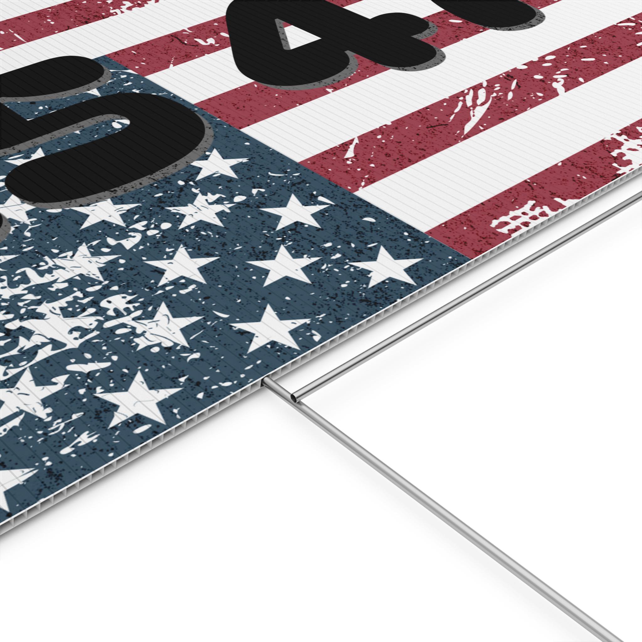 25 47 Yard Sign, Pro Democracy Sign, Anti Trump Yard Sign, Remove Trump ...