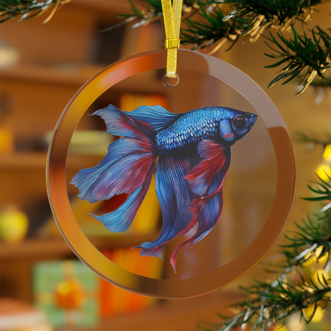 Betta Fish Ornament, Betta Fish Lover Gift, Betta Mom, Betta Dad, Gift