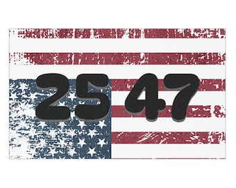 Anti Trump Car Magnet, 25 47 Magnet, Pro Democracy Gift, Funny Political Bumper Sticker, Trendy Anti MAGA Magnet, Anti Trump Sticker