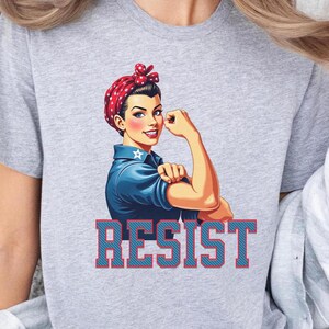 RESIST Pro Democracy Shirt, Democracy Made in America, RESIST Tee Shirt, Fight for Democracy Shirt, Politics Tee Shirt, Trump Protest Shirt