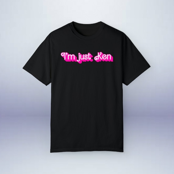 I'm Just Ken T-shirt Ryan Gosling Song Lyrics in Hot Pink Font Original  Design Premium Comfort Colors -  Hong Kong