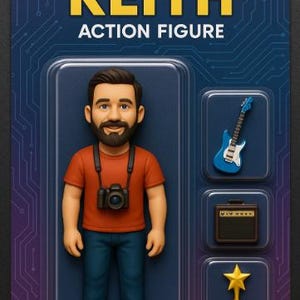 Custom Action Figure from Your Photo – Collectible Blister Packaging + 3 Accessories – Unique Geek Gift image 2