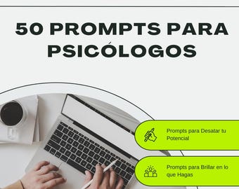 50 Prompts for Psychologists - Boost Your Professional Impact with Creative Ideas (Digital PDF in Spanish)