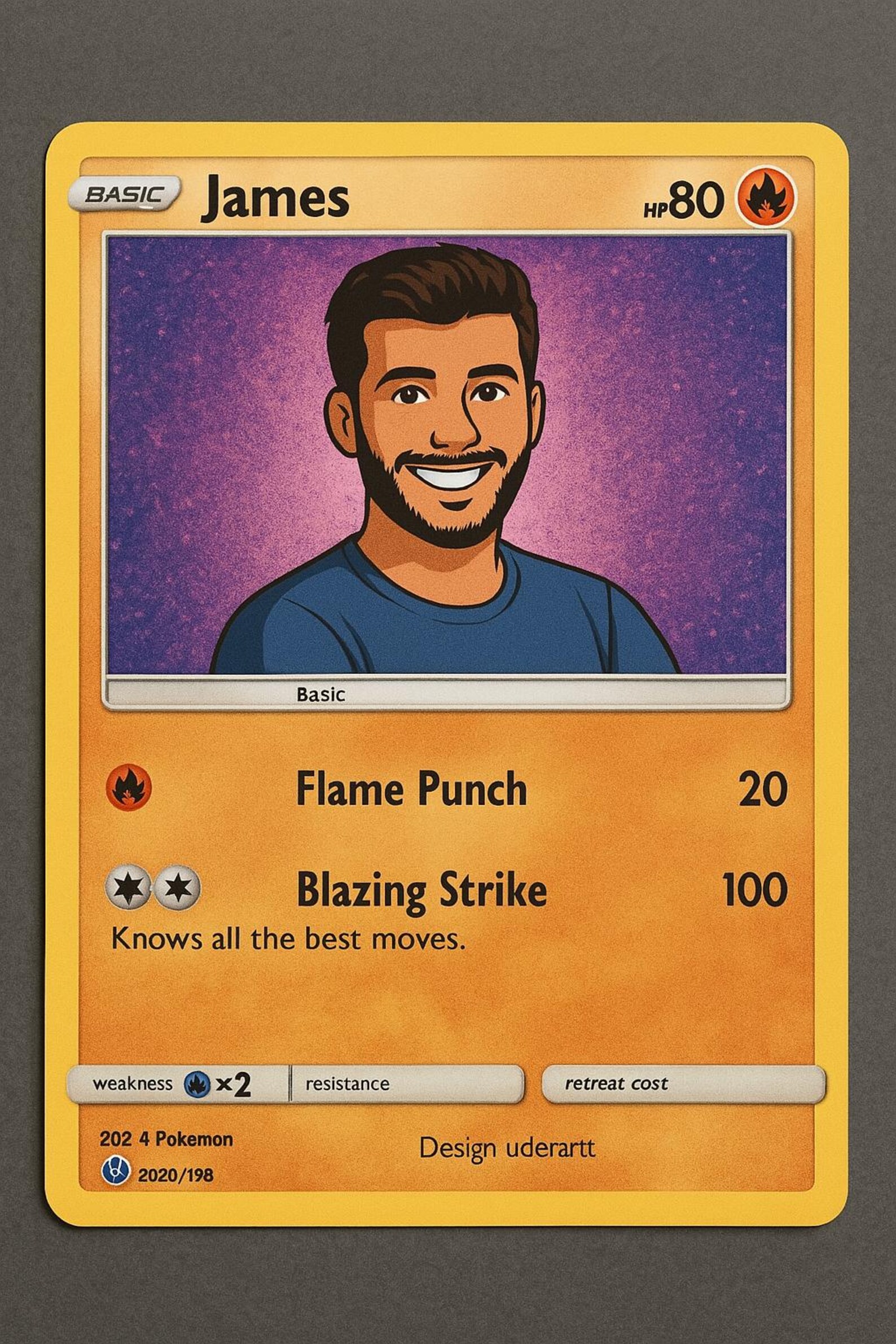 Custom Pokémon-style Card From Your Photo | Personalized Trading Card ...