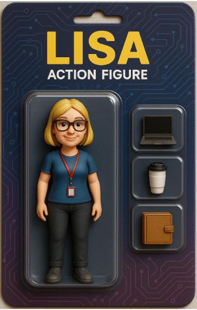 Custom Action Figure from Your Photo – Collectible Blister Packaging + 3 Accessories – Unique Geek Gift image 8