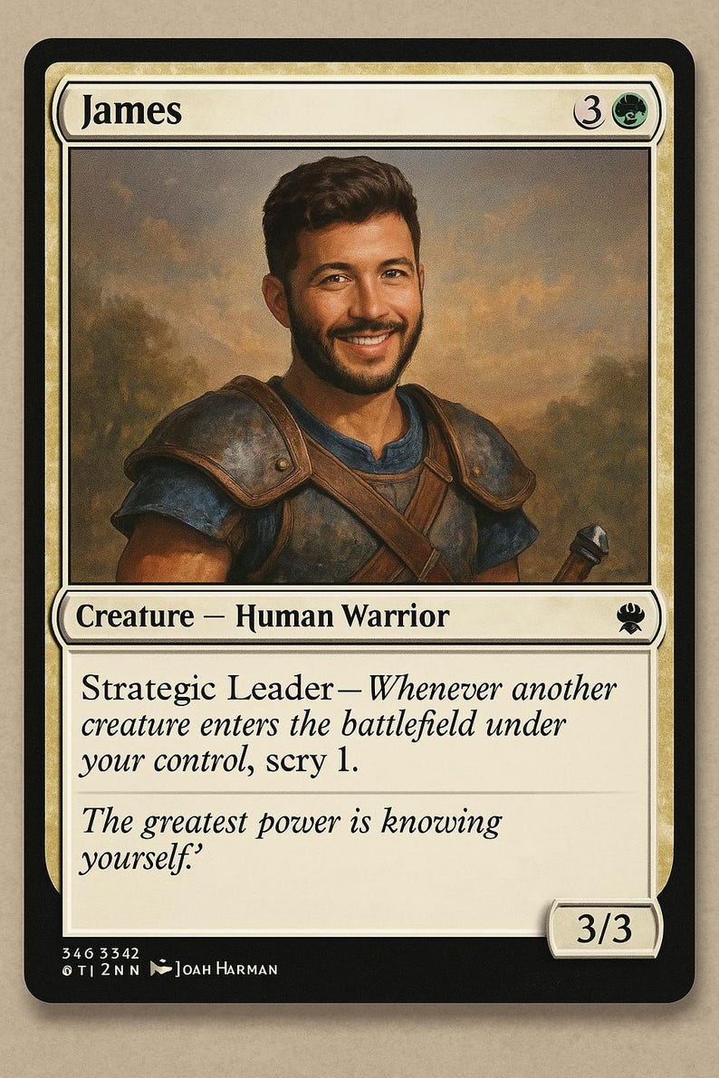 Custom Magic-style Card – Personalized Fantasy Character Portrait ...