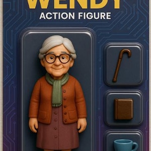 Custom Action Figure from Your Photo – Collectible Blister Packaging + 3 Accessories – Unique Geek Gift image 5