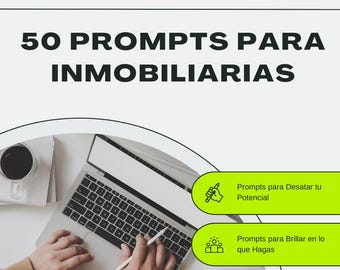 50 Prompts for Real Estate Agents - Boost Your Professional Communication with Creative Ideas (Digital PDF in Spanish)