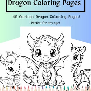 Dragon Coloring Pages! | Kids Coloring | Dragons