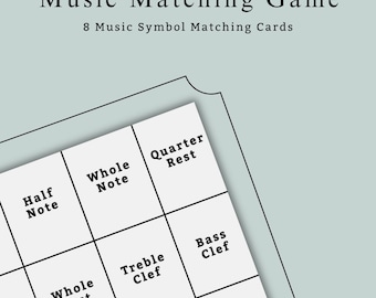 Gioco di abbinamento musicale / Giochi musicali / Giochi divertenti / Simboli musicali / Giochi di simboli musicali