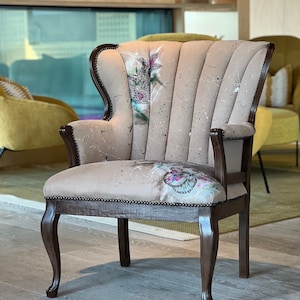 Hand painted, unique chair.