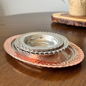 Hammered Copper Bowl, Utility Bowl, Sugar Bowl, Key Bowl, Serving Dish,Handmade in the &quot;Land of Copper&quot;,7th Anniversary Gift,Home Decoration